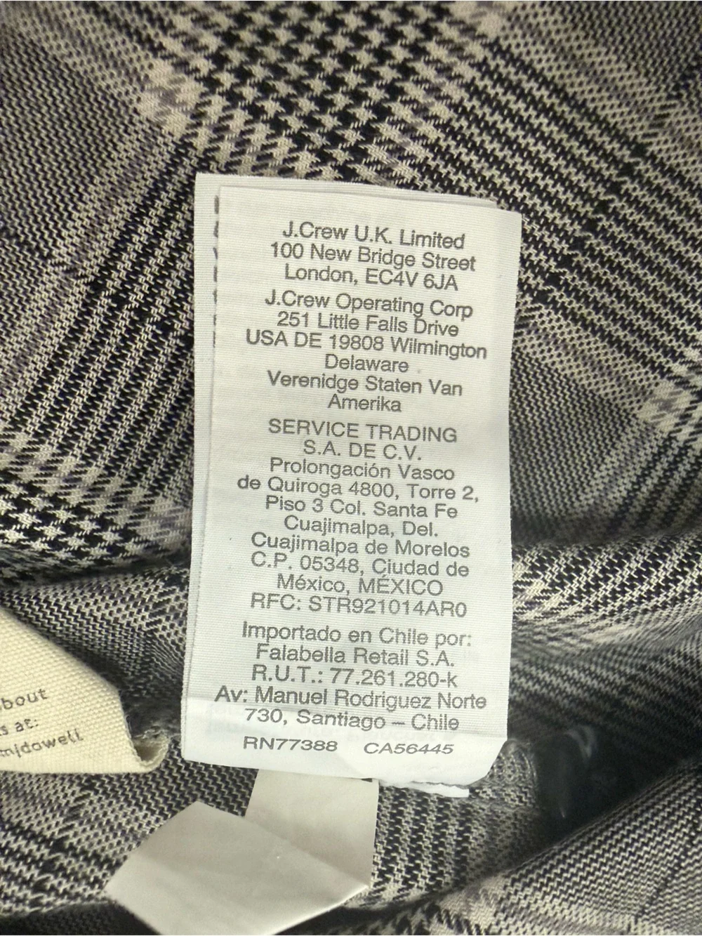 Madewell Plaid Smocked-Cuff Button-Front Shirt Size 4
